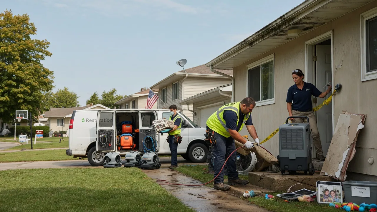 Water Damage Restoration in Franklinville, NC near me